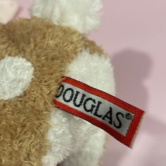 2015 Douglas Velveteen Rabbit Plush Bunny Armand Eisen 7" Tan White Spots Toy - Picture 7 of 7